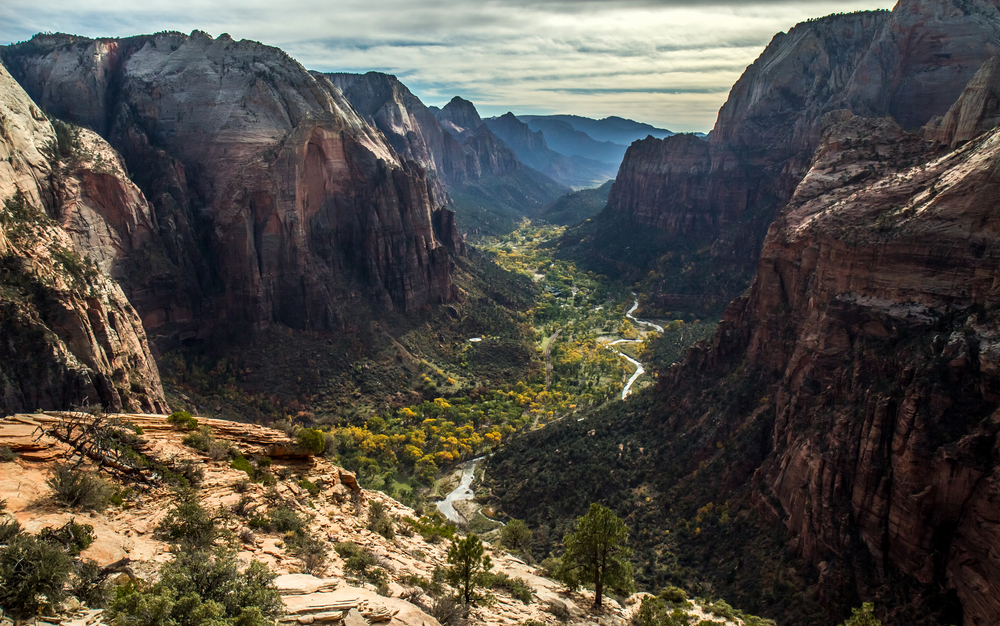 View of Zion Valley from Angel's Landing