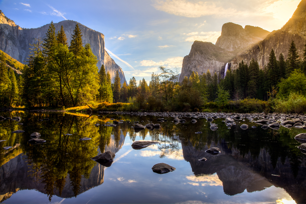 Sunrise on Yosemite Valley, Yosemite National Park, California